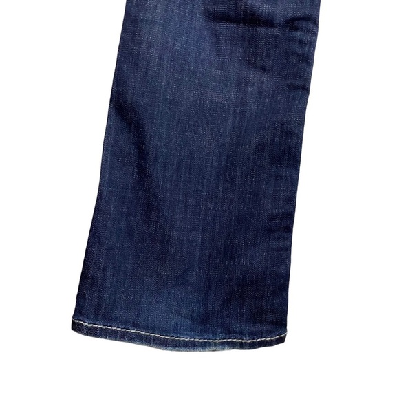 Rock and Roll Cowgirl Low Rise Studded Embellished Dark Blue Boot Cut Jeans 30 - Picture 8 of 16